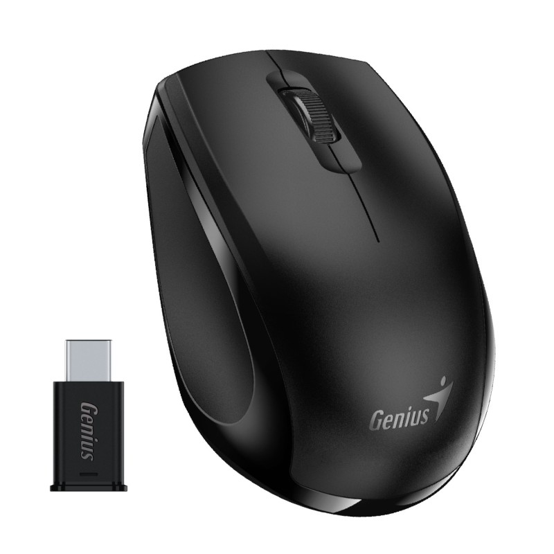 Genius Mouse Wireless Silent USB-C Receiver - NX-8006S - Black — Buy in Cyprus with Fast Delivery