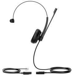 Yealink Headset - YHS34 - Wired Analog RJ9 QD with Noice Cancelling for IP Phone Mono — Buy in Cyprus with Fast Delivery