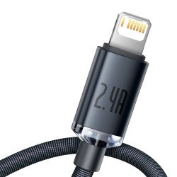 Baseus Cable Lightning to USB-A Crystal Shine - 2m — Buy in Cyprus with Fast Delivery