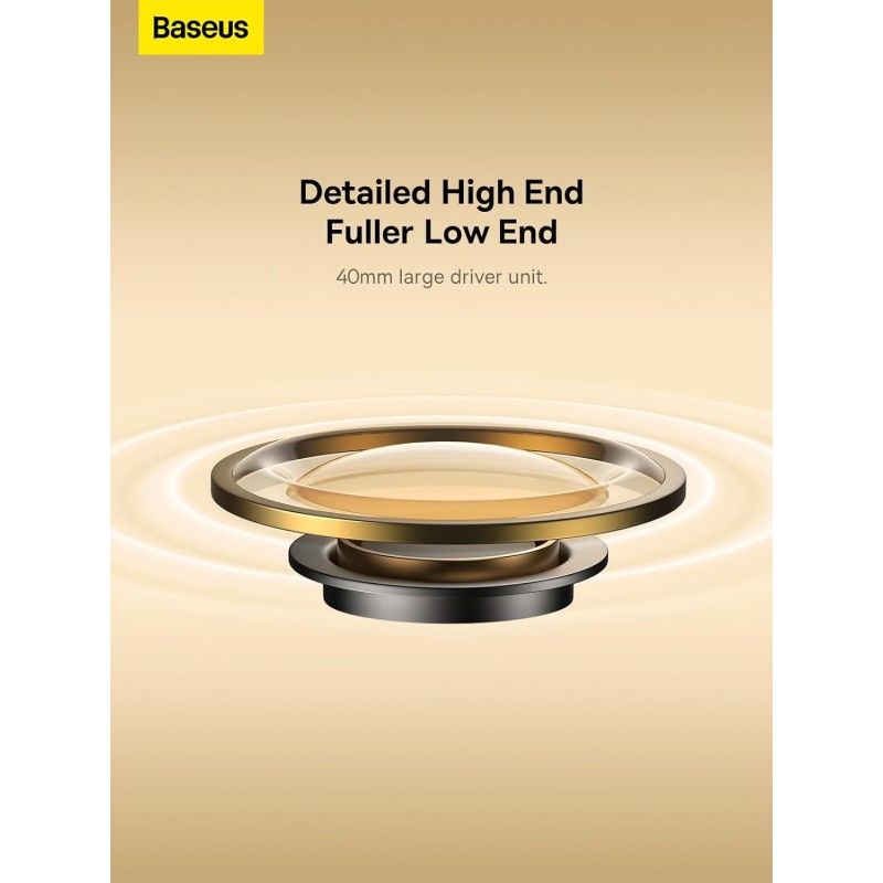 Baseus Wireless Headphones Over Ear Bowie - D05 - Black — Buy in Cyprus with Fast Delivery