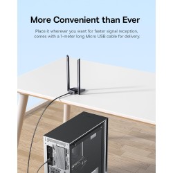 Baseus IT WiFi Adapter - 1300Mbps External Antenna FastJoy — Buy in Cyprus with Fast Delivery