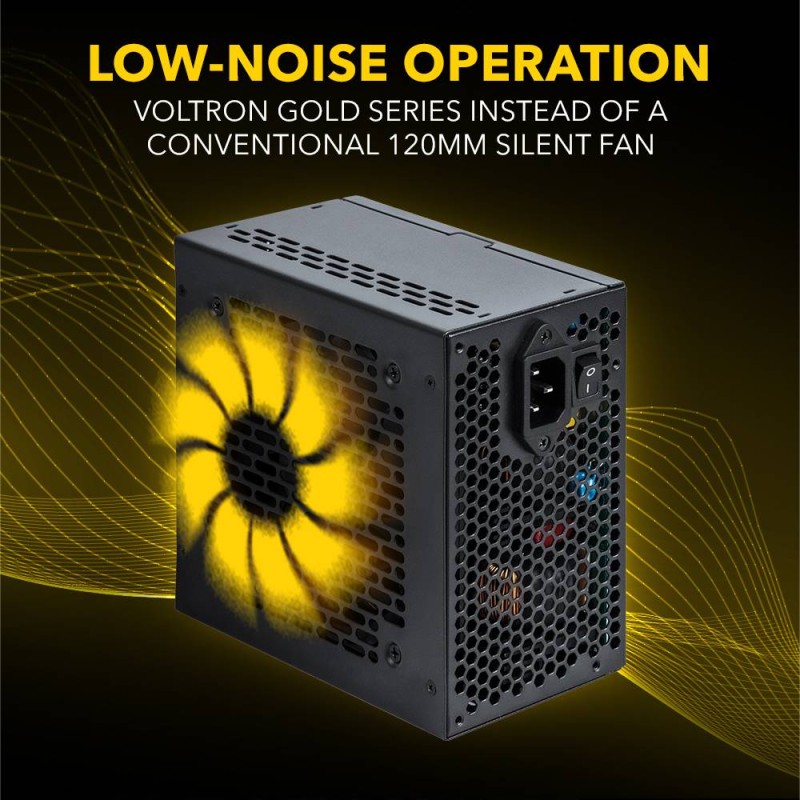 Armaggeddon Gaming PSU 1200W Modular & Certified 80+ VOLTRON GOLD 1200 Black - 1200W, Modular, 80+ VOLTRON GOLD, 1200 Black