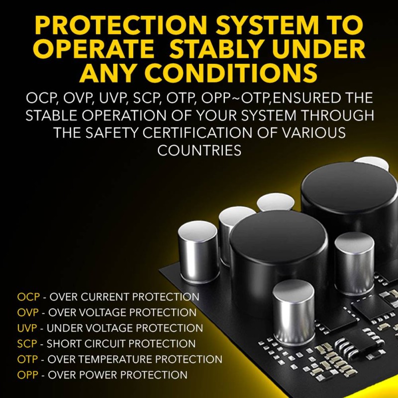 Armaggeddon Gaming PSU 1200W Modular & Certified 80+ VOLTRON GOLD 1200 Black - 1200W, Modular, 80+ VOLTRON GOLD, 1200 Black