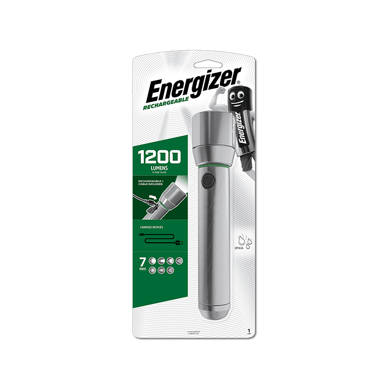 Energizer Light Torch 1200 Lumens (USB-C) - Vision HD Metal Rechargeable — Buy in Cyprus with Fast Delivery