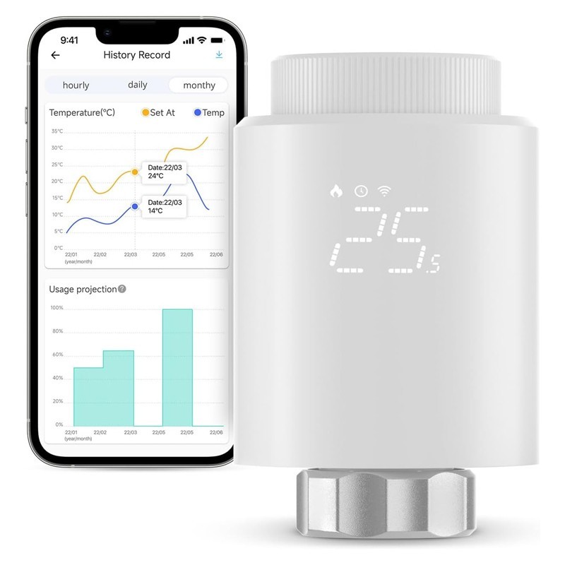 Sonoff ZigBee Thermostatic Radiator Valve - ZigBee — Buy in Cyprus with Fast Delivery