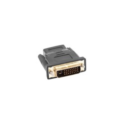 Lanberg HDMI(F) to DVI-D(M)(24+1) Dual Link Adapter - AD-0010-BK - HDMI(F) to DVI-D(M)(24+1) Dual Link Adapter