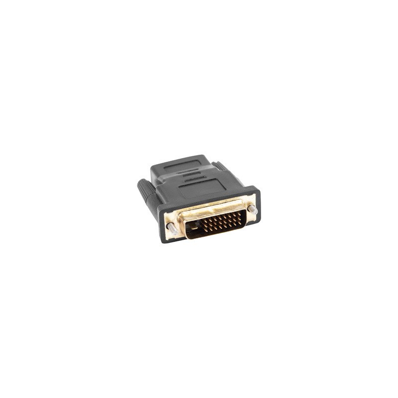 Lanberg HDMI(F) to DVI-D(M)(24+1) Dual Link Adapter - AD-0010-BK - HDMI(F) to DVI-D(M)(24+1) Dual Link Adapter