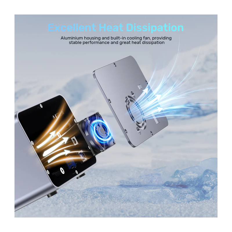 Unitek USB-C 2-Bay External SATA HDD Enclosure - S1308C - with RAID — Buy in Cyprus with Fast Delivery