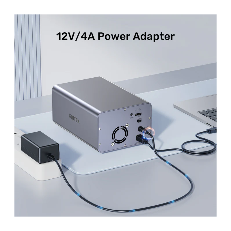 Unitek USB-C 2-Bay External SATA HDD Enclosure - S1308C - with RAID — Buy in Cyprus with Fast Delivery