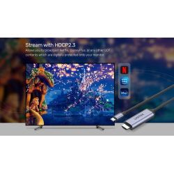 Unitek Converter USB-C to HDMI Cable - V1423B - 8K60Hz 1.8m — Buy in Cyprus with Fast Delivery