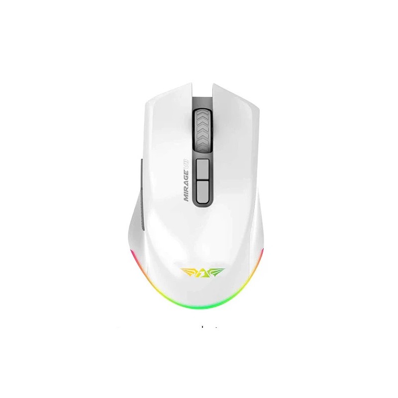Armaggeddon Gaming Mouse - MIRAGE VII - Wired+2.4G+BT Recharge 7B White — Buy in Cyprus with Fast Delivery