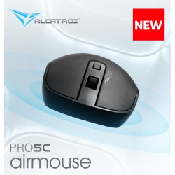 Alcatroz Airmouse Pro - 5C - Wireless Silent Mouse USB-A & USB-C dongle Black — Buy in Cyprus with Fast Delivery