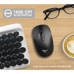 Alcatroz Airmouse Pro - 5C - Wireless Silent Mouse USB-A & USB-C dongle Black — Buy in Cyprus with Fast Delivery