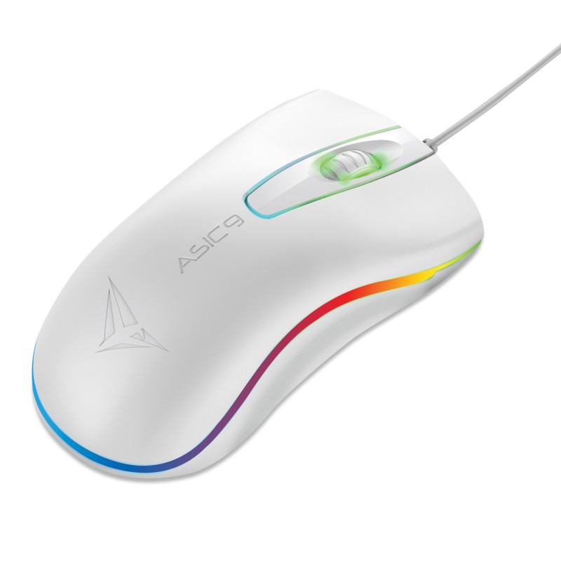 Alcatroz RGB Wired Mouse White - ASIC 9 - RGB Wired White — Buy in Cyprus with Fast Delivery