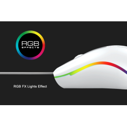 Alcatroz RGB Wired Mouse White - ASIC 9 - RGB Wired White — Buy in Cyprus with Fast Delivery