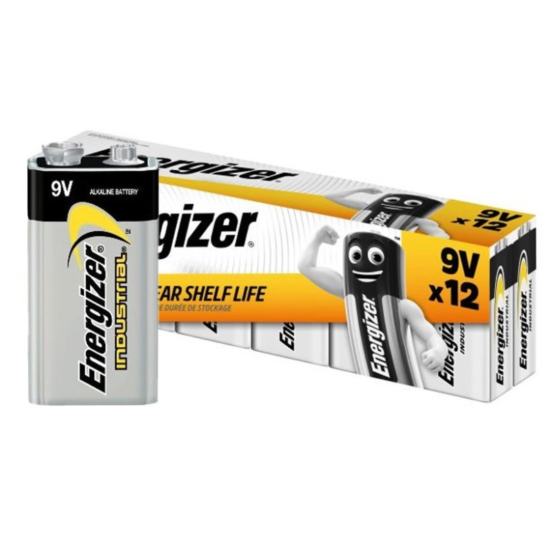 Energizer Alkaline 9V - 12pcs Industrial — Buy in Cyprus with Fast Delivery