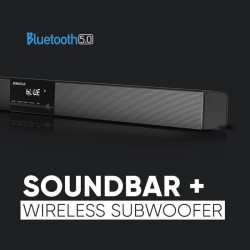 SonicGear SoundBar - BT-6500 - 200W & Wireless SubWoofer BT-USB-FM-HDMI — Buy in Cyprus with Fast Delivery
