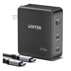 Unitek Charge - P1115A - 140W 4in1 GaN Charger+240W Cable — Buy in Cyprus with Fast Delivery