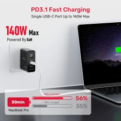 Unitek Charge - P1115A - 140W 4in1 GaN Charger+240W Cable — Buy in Cyprus with Fast Delivery