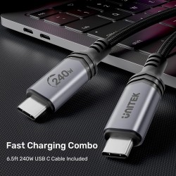 Unitek Charge - P1115A - 140W 4in1 GaN Charger+240W Cable — Buy in Cyprus with Fast Delivery
