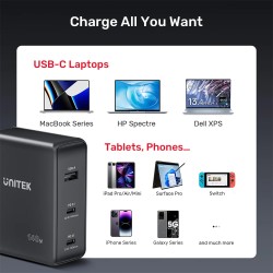 Unitek Charge - P1115A - 140W 4in1 GaN Charger+240W Cable — Buy in Cyprus with Fast Delivery