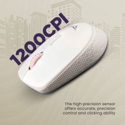Alcatroz Mouse - AIRMOUSE 3 - Wireless Silent White — Buy in Cyprus with Fast Delivery