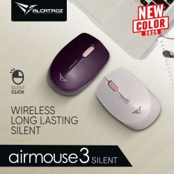Alcatroz Mouse - AIRMOUSE 3 - Wireless Silent White — Buy in Cyprus with Fast Delivery