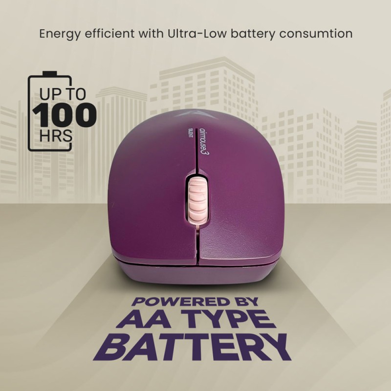 Alcatroz Mouse - AIRMOUSE 3 - Wireless Silent White — Buy in Cyprus with Fast Delivery