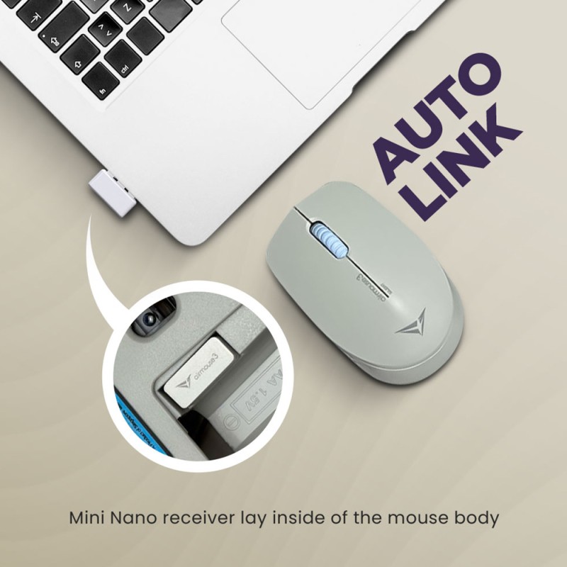 Alcatroz Mouse - AIRMOUSE 3 - Wireless Silent White — Buy in Cyprus with Fast Delivery