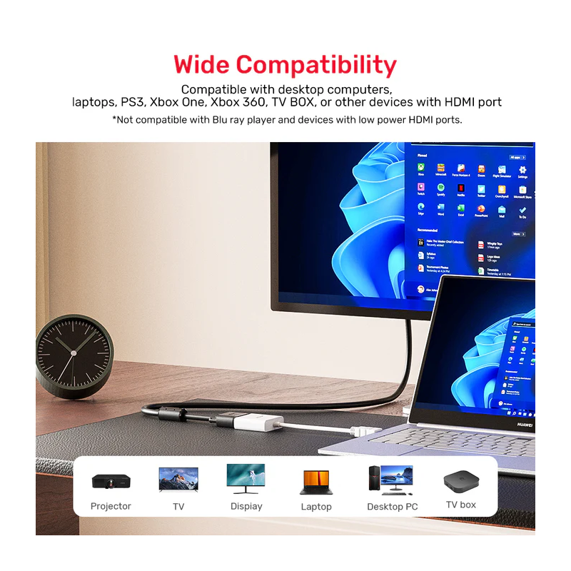 Unitek HDMI to VGA Converter - Y-6333C01 - without Power Port — Buy in Cyprus with Fast Delivery