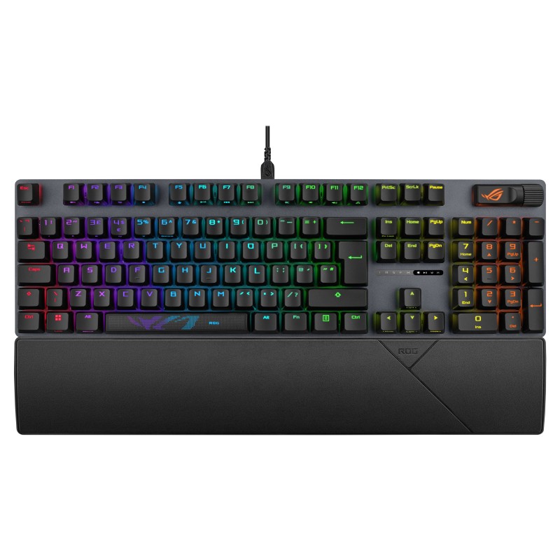 ASUS Gaming Keyboard - NXSWV2 - Mechanical Wired Wrist Rest RGB ROG STRIX SCOPE II X — Buy in Cyprus with Fast Delivery