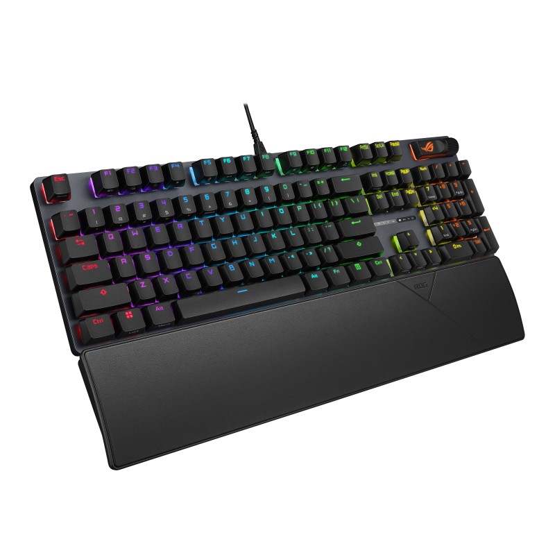 ASUS Gaming Keyboard - NXSWV2 - Mechanical Wired Wrist Rest RGB ROG STRIX SCOPE II X — Buy in Cyprus with Fast Delivery
