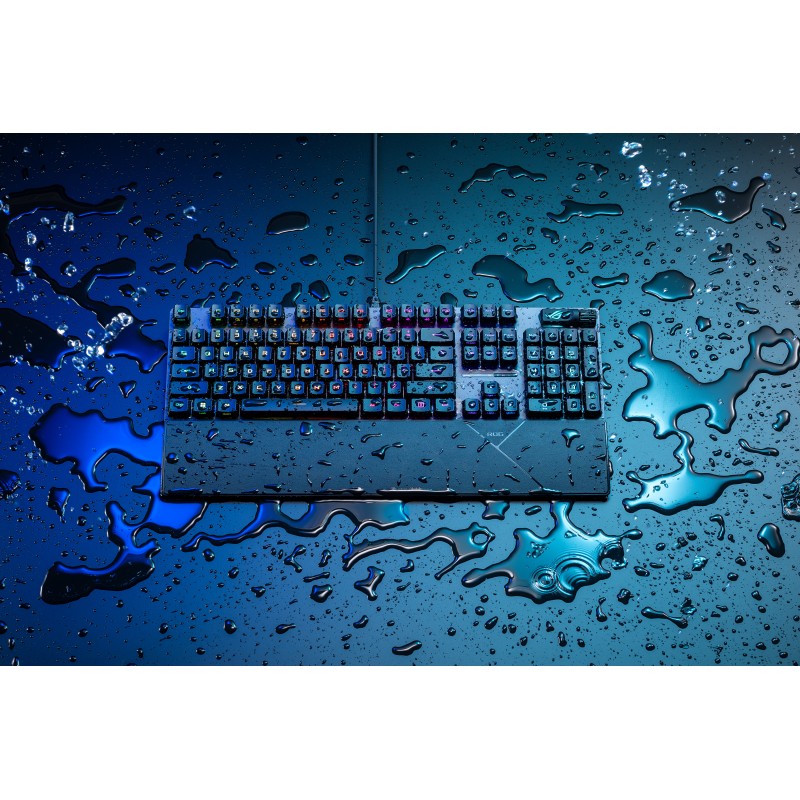 ASUS Gaming Keyboard - NXSWV2 - Mechanical Wired Wrist Rest RGB ROG STRIX SCOPE II X — Buy in Cyprus with Fast Delivery
