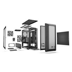 be quiet! Dark Base 701 - White - E-ATX/ATX PC Case, 3x140mm PWM Fans, ARGB, Tempered Glass — Buy in Cyprus with Fast Delivery