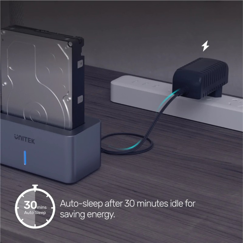 Unitek HDK SATA6G Single Bay HDD Docking Station - S1304A - Single Bay HDD Docking Station — Buy in Cyprus with Fast Delivery