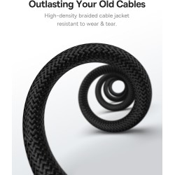 Baseus Tungsten Gold Magnetic Charging Cable Type-C to iP - Tungsten Gold, Magnetic, Type-C to iP