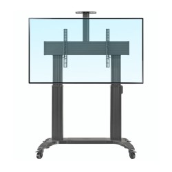 NBMounts Heavy Duty Motorized TV Trolley - TW100 - Supports up to 110'' & 136Kg Max Height 1.7m