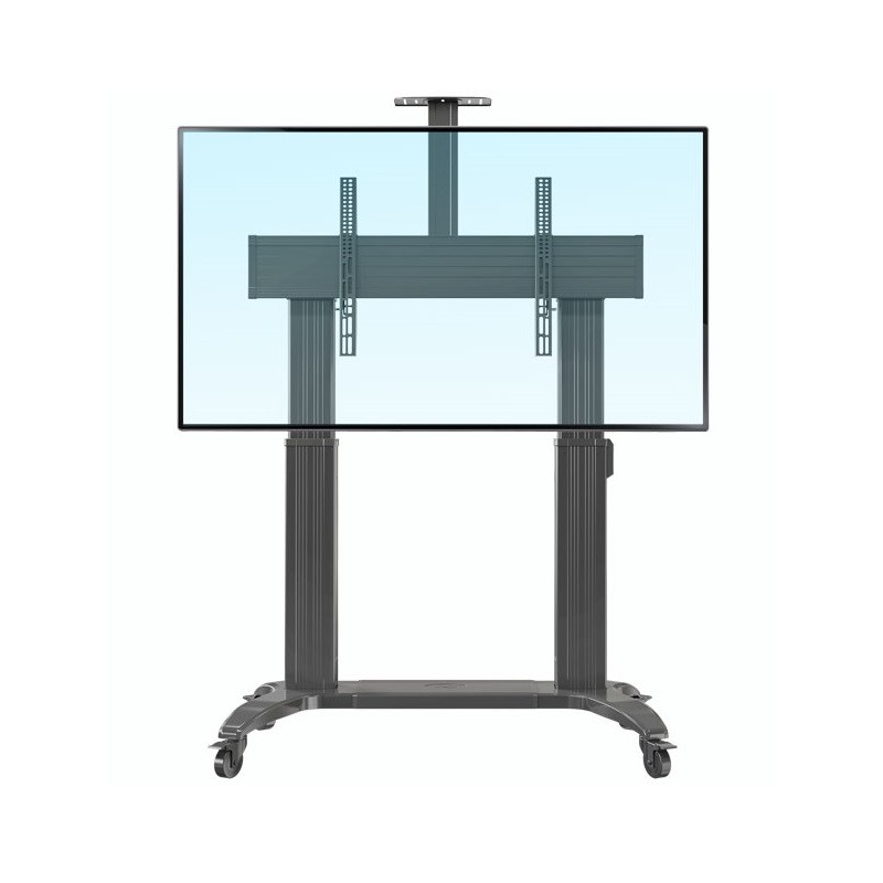 NBMounts Heavy Duty Motorized TV Trolley - TW100 - Supports up to 110'' & 136Kg Max Height 1.7m