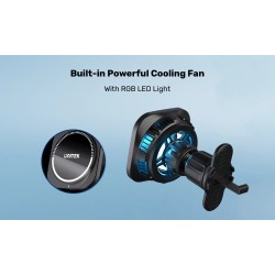 Unitek Wireless 15W MagSafe Car Mount Kit with Cooling Fan + 38W Charger & USB-Cable P1403A — Buy in Cyprus with Fast Delivery