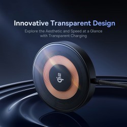 Baseus Charger Desktop Wireless 15W Qi2 - SIMPLE MINI 4 - Baseus Charger Desktop Wireless 15W Qi2