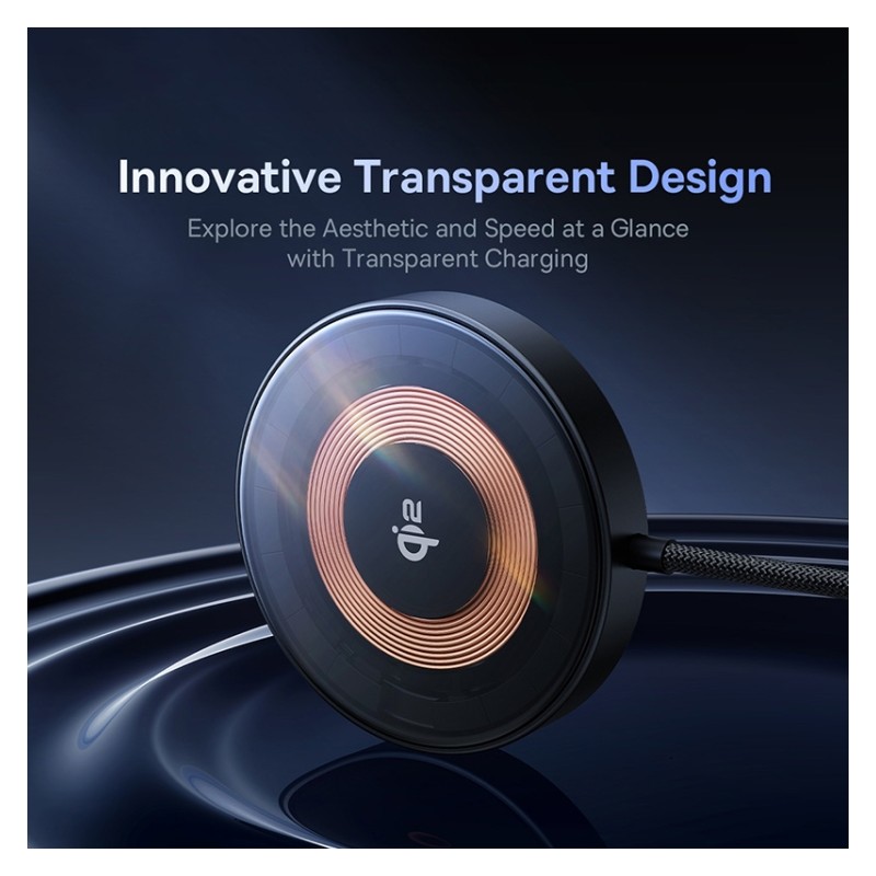 Baseus Charger Desktop Wireless 15W Qi2 - SIMPLE MINI 4 - Baseus Charger Desktop Wireless 15W Qi2