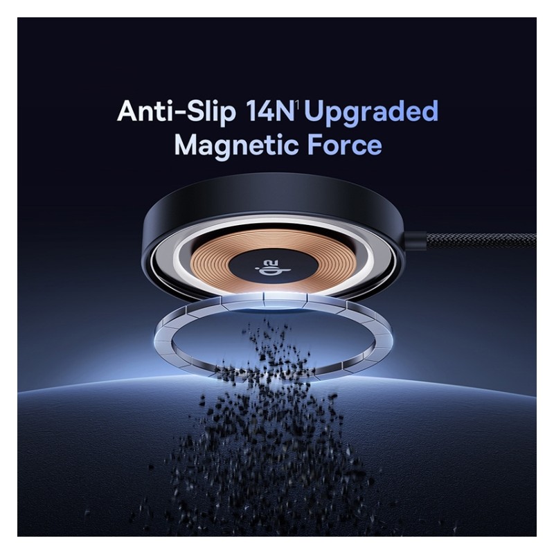 Baseus Charger Desktop Wireless 15W Qi2 - SIMPLE MINI 4 - Baseus Charger Desktop Wireless 15W Qi2