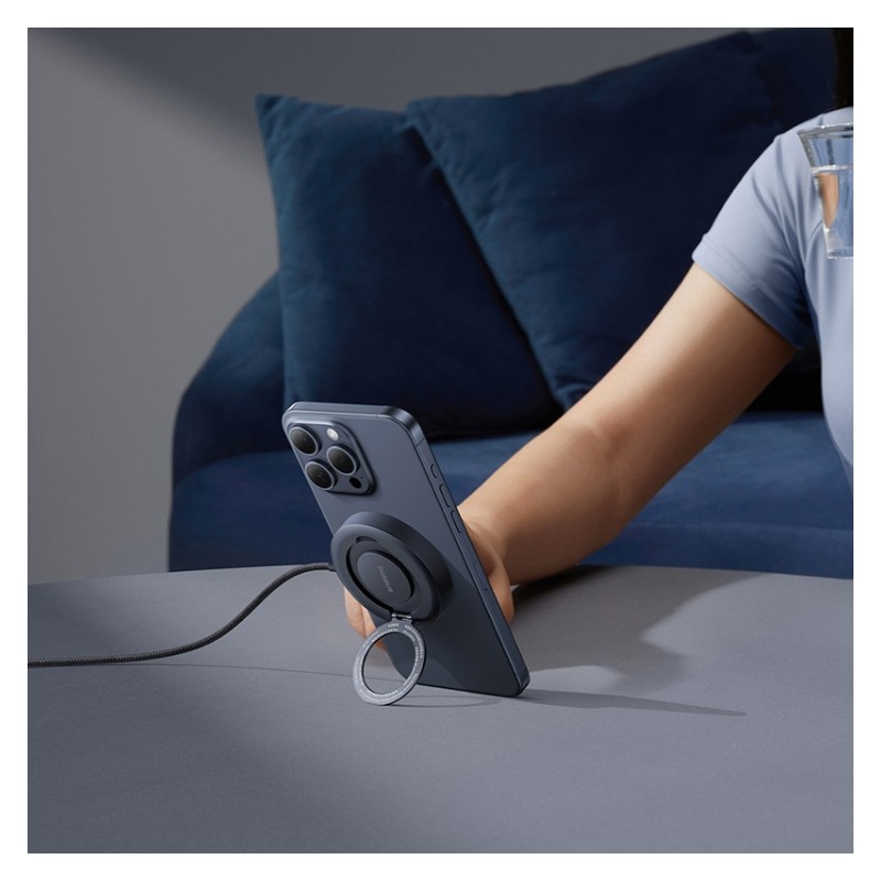 Baseus Charger Desktop Wireless 15W Qi2 - SIMPLE MINI 4 - Baseus Charger Desktop Wireless 15W Qi2