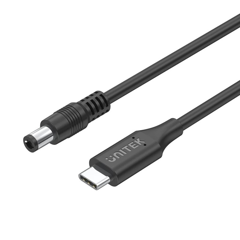 Unitek UCL USB-C to DC Cable 1.8m 65W for Acer 5.5 1.7mm - C14119BK - Unitek UCL USB-C to DC Cable 1.8m 65W for Acer 5.5 1.7mm