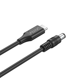 Unitek UCL USB-C to DC Cable 1.8m 65W for Acer 5.5 1.7mm - C14119BK - Unitek UCL USB-C to DC Cable 1.8m 65W for Acer 5.5 1.7mm