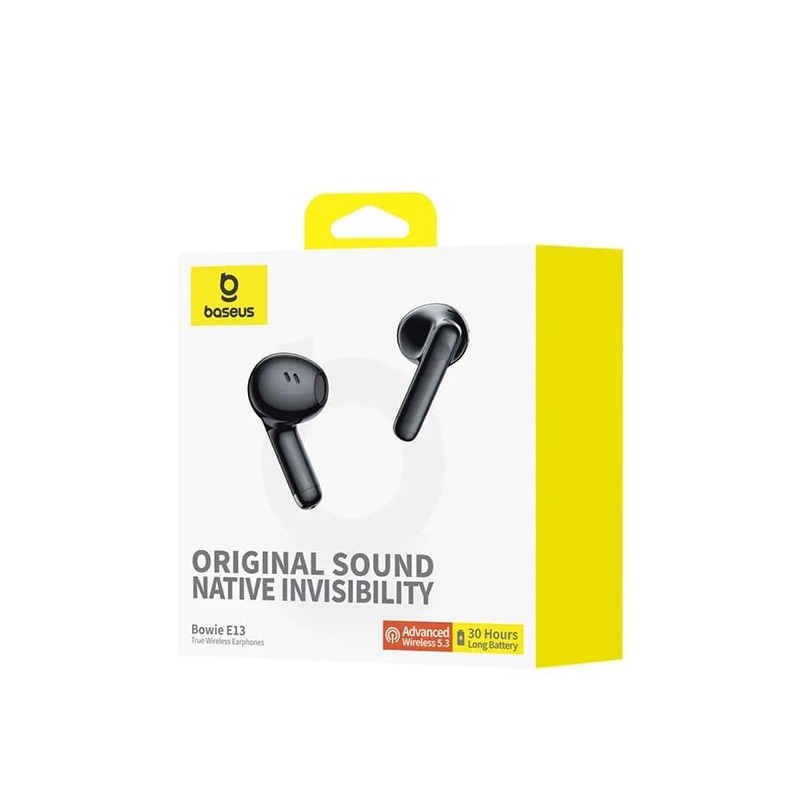 Baseus Headphones In Ear TWS - Bowie E13 - Galaxy Black — Buy in Cyprus with Fast Delivery