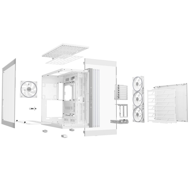 be quiet! Light Base 900 DX Full Tower Case - White, ARGB LED, E-ATX/ATX Support — Buy in Cyprus with Fast Delivery