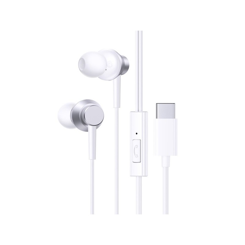Baseus Earphones - CZ11 - Wired Type C Encok White — Buy in Cyprus with Fast Delivery