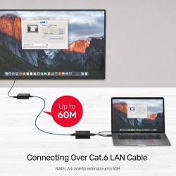 Unitek HDMI Extender Over Ethernet 60m 4K - V100A - 60m 4K — Buy in Cyprus with Fast Delivery