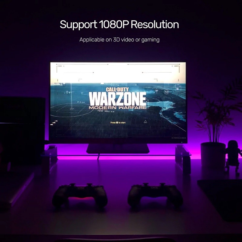 Unitek HDMI Extender Over Ethernet 60m 4K - V100A - 60m 4K — Buy in Cyprus with Fast Delivery